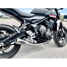 2021-2025 TRIUMPH TRIDENT 660 Stainless Classic Megaphone Full System